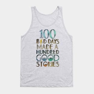 Multi line design 100 bad days Ajr Tank Top